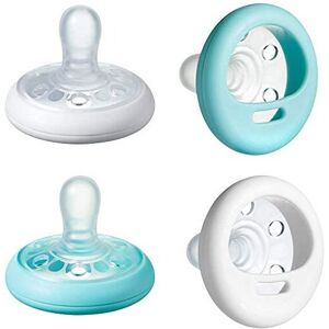 Tommee Tippee Closer to Nature Soother Pacifier BPA-Free Breast-Like Shape, Whit Tommee Tippee Closer to Nature Soother Pacifier BPA-Free Breast-Like Shape, Whit