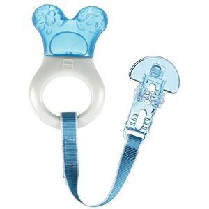 MAM Mini Cooler Teether with Clip, Baby Teethers, Baby Teether Filled with Purif MAM Mini Cooler Teether with Clip, Baby Teethers, Baby Teether Filled with Purif