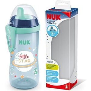 NUK Kiddy Cup Night Toddler Cup 12+ Months 300 ml Leak-Proof Toughened Spo NUK Kiddy Cup Night Toddler Cup 12+ Months 300 ml Leak-Proof Toughened Spo