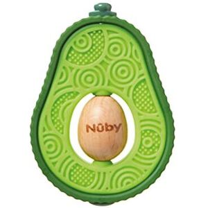 Nuby Avocado Teether, Teething Toy for Babies Aged 3 Months and Older Nuby Avocado Teether, Teething Toy for Babies Aged 3 Months and Older