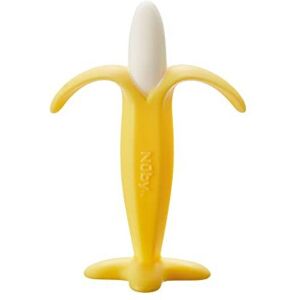 Nuby Banana Soothing Teether Easy Grip BPA-Free Suitable from 3 Months Plus, One Nuby Banana Soothing Teether Easy Grip BPA-Free Suitable from 3 Months Plus, One