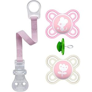 MAM Perfect Start Dental Dummy mini X-Small 0-2 months, pack of 2 for Girls & Ni MAM Perfect Start Dental Dummy mini X-Small 0-2 months, pack of 2 for Girls & Ni