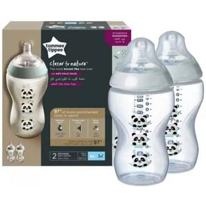 Tommee Tippee Closer To Nature Feeding Bottle Girl 340ml-Pack Of 2 Tommee Tippee Closer To Nature Feeding Bottle Girl 340ml-Pack Of 2