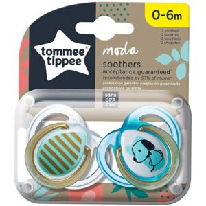 Tommee Tippee MODA Orthodontic Soother For 0-6 Months Baby Boy Tommee Tippee MODA Orthodontic Soother For 0-6 Months Baby Boy
