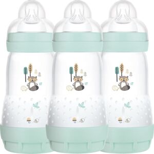 MAM Easy Start Self Sterilising Anti-Colic Baby Bottle Pack of 3,3 x 260 ml,Anti