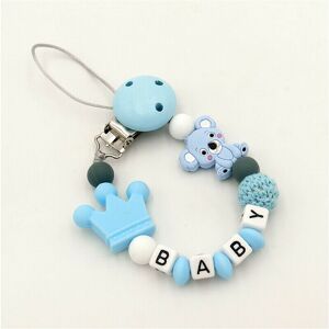 FLEMYE ( Blue) Dummy Clips Personalized Silicone Pacifier Holder Soother Chain Baby Sh FLEMYE ( Blue) Dummy Clips Personalized Silicone Pacifier Holder Soother Chain Baby Sh