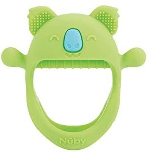 Nuby Silicone Mini Wrist Teether Easy Grip BPA-Free Suitable from 3 Months Plus Nuby Silicone Mini Wrist Teether Easy Grip BPA-Free Suitable from 3 Months Plus