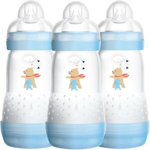 MAM Easy Start Self Sterilising Baby Bottle Pack of 3 (3 x 260 ml) Anti Colic Bo