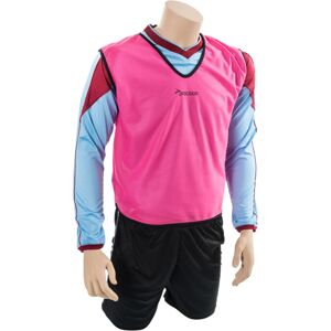 Loops 50 Inch Adult Lightweight Sports Training Bib - PINK - Plain Football Vest Loops 50 Inch Adult Lightweight Sports Training Bib - PINK - Plain Football Vest