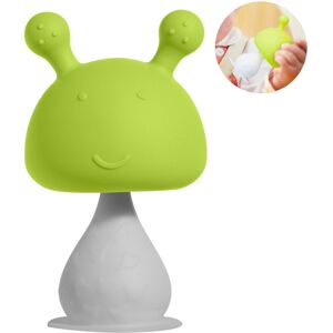 LimbO Green Silicone Teething Toys Infant Rattling Teether, Mushroom Teether LimbO Green Silicone Teething Toys Infant Rattling Teether, Mushroom Teether
