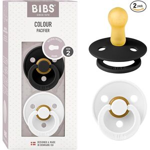 Bibs Store BIBS Colour Soother 2-Pack, BPA Free Dummy Pacifier, Round Nipple. Natural Rubbe Bibs Store BIBS Colour Soother 2-Pack, BPA Free Dummy Pacifier, Round Nipple. Natural Rubbe