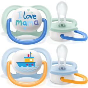Philips Avent Ultra Air Pacifier, for 0-6m, Orthodontic & BPA-Free, 2 pcs, Including Ste Philips Avent Ultra Air Pacifier, for 0-6m, Orthodontic & BPA-Free, 2 pcs, Including Ste