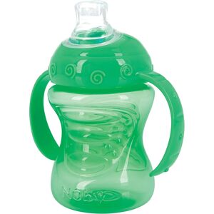 Nuby Two-Handle No-Spill Super Spout Grip N' Sip Cup, 8 Ounce (1 Pack Green) Nuby Two-Handle No-Spill Super Spout Grip N' Sip Cup, 8 Ounce (1 Pack Green)