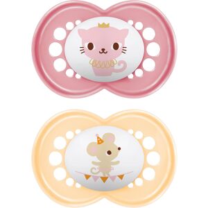 MAM Original Soothers 6+ Months (Pack of 2), Baby Soothers with Self Sterilising Tra MAM Original Soothers 6+ Months (Pack of 2), Baby Soothers with Self Sterilising Tra