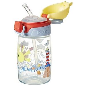 Nuby Super Straw Water Bottle - No Spill Active Toddler Sippy Cup 360ml / 12oz Ca Nuby Super Straw Water Bottle - No Spill Active Toddler Sippy Cup 360ml / 12oz Ca