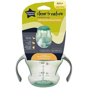 Tommee Tippee Transition Cup, Breast-Like Teat and Soft Silicone Spout, Removabl Tommee Tippee Transition Cup, Breast-Like Teat and Soft Silicone Spout, Removabl