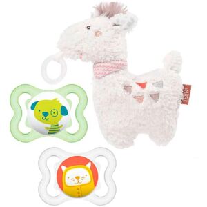 Fehn pacifier toy holder 13 cm & MAM Air mini Silicone Dummies 0-6 months incl. Fehn pacifier toy holder 13 cm & MAM Air mini Silicone Dummies 0-6 months incl.