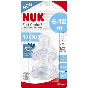 Nuk First Choice Size 2 Silicone Teat 2 Units Nuk First Choice Size 2 Silicone Teat 2 Units