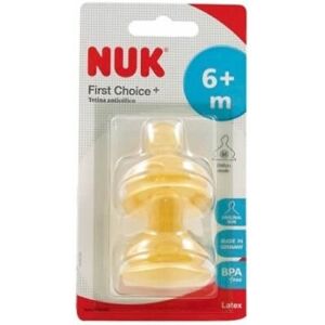 Nuk Wide Teat Fc 6-18m Latex Bi 2 Uts Nuk Wide Teat Fc 6-18m Latex Bi 2 Uts