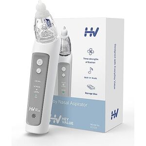 HEYVALUE Nasal Aspirator for Baby, Baby Nose Sucker, Electric Nasal Aspirator for Toddler HEYVALUE Nasal Aspirator for Baby, Baby Nose Sucker, Electric Nasal Aspirator for Toddler