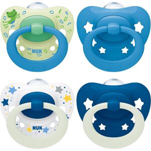 NUK Signature Day & Night Baby Dummy 18-36 months Soothes 95% of Babies Heart-Shaped NUK Signature Day & Night Baby Dummy 18-36 months Soothes 95% of Babies Heart-Shaped