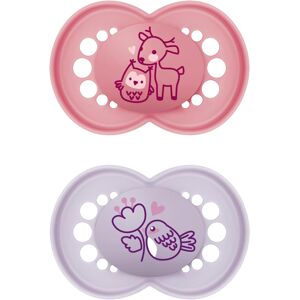 MAM Original Soother 16+ Months (Pack of 2), Baby Soother Made from Sustainable Mate MAM Original Soother 16+ Months (Pack of 2), Baby Soother Made from Sustainable Mate