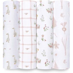 Aden + Anais Essentials Disney Baby Muslin Swaddle Blankets, Newborn Receiving Blanket for Sw Aden + Anais Essentials Disney Baby Muslin Swaddle Blankets, Newborn Receiving Blanket for Sw