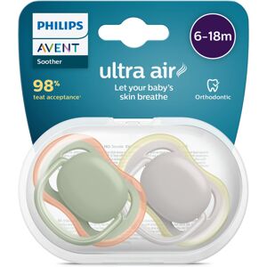 Philips Avent Ultra Air Soother 2 Pack - BPA-Free Soother for Babies Aged 6-18 Months (M Philips Avent Ultra Air Soother 2 Pack - BPA-Free Soother for Babies Aged 6-18 Months (M