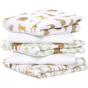 Aden + Anais Musy Squares - tanzania, Pack of 5 Large 100% Cotton Muslin Cloth Soft & Lig Aden + Anais Musy Squares - tanzania, Pack of 5 Large 100% Cotton Muslin Cloth Soft & Lig