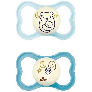 MAM Rubber Air Soothers - 16+mo - blue - 2pk - pacifier MAM Rubber Air Soothers - 16+mo - blue - 2pk - pacifier