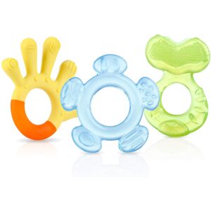 Nuby 3-Step Teething Set - Baby Teethers - Textured Surfaces Nuby 3-Step Teething Set - Baby Teethers - Textured Surfaces