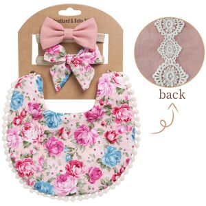 Maxpower (Champagne) Baby Boys Girls Bibs & Headband Floral PrintS Tassel Dinner Saliva T Maxpower (Champagne) Baby Boys Girls Bibs & Headband Floral PrintS Tassel Dinner Saliva T