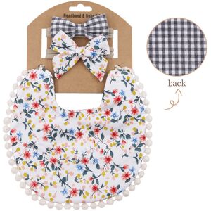 Maxpower (Lavender) Baby Boys Girls Bibs & Headband Floral PrintS Tassel Dinner Saliva To Maxpower (Lavender) Baby Boys Girls Bibs & Headband Floral PrintS Tassel Dinner Saliva To