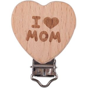 Maxpower (D) 5Pcs/Lot New Arrival Lovely Wooden Pacifier Clip Natural Beech Wood Accessor Maxpower (D) 5Pcs/Lot New Arrival Lovely Wooden Pacifier Clip Natural Beech Wood Accessor