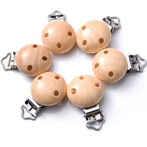 Maxpower (KK) 5Pcs/Lot New Arrival Lovely Wooden Pacifier Clip Natural Beech Wood Accesso Maxpower (KK) 5Pcs/Lot New Arrival Lovely Wooden Pacifier Clip Natural Beech Wood Accesso