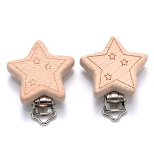 Maxpower (V) 5Pcs/Lot New Arrival Lovely Wooden Pacifier Clip Natural Beech Wood Accessor Maxpower (V) 5Pcs/Lot New Arrival Lovely Wooden Pacifier Clip Natural Beech Wood Accessor