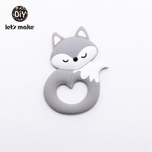 Maxpower (Gray) Baby Teether Food Grade Silicone Teethers Cartoon Animals Duck DIY Nursin Maxpower (Gray) Baby Teether Food Grade Silicone Teethers Cartoon Animals Duck DIY Nursin