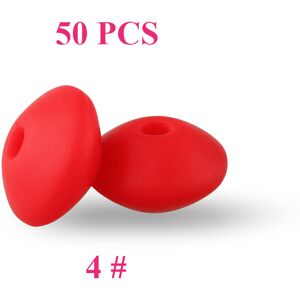 Maxpower (4) 50pcs Baby Silicone Beads 12mm Lentil Beads Food Grade DIY pacifier clip Nec Maxpower (4) 50pcs Baby Silicone Beads 12mm Lentil Beads Food Grade DIY pacifier clip Nec