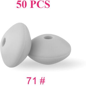 Maxpower (71) 50pcs Baby Silicone Beads 12mm Lentil Beads Food Grade DIY pacifier clip Ne Maxpower (71) 50pcs Baby Silicone Beads 12mm Lentil Beads Food Grade DIY pacifier clip Ne