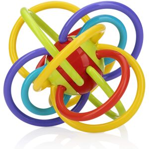 Nuby Lots A Loops Sensory Multicolor Teether and Baby Rattle Toy - 3+ Months - B Nuby Lots A Loops Sensory Multicolor Teether and Baby Rattle Toy - 3+ Months - B