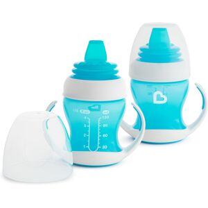 Munchkin Gentle Transition Sippy Trainer Cup 4 Ounce 2 Pack Blue Munchkin Gentle Transition Sippy Trainer Cup 4 Ounce 2 Pack Blue