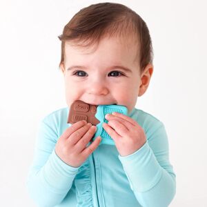 Nuby All Silicone Chocolate Bar Teether - 3+ Months Nuby All Silicone Chocolate Bar Teether - 3+ Months