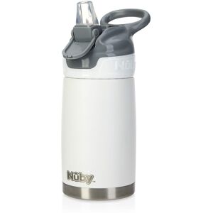 Nuby Thirsty Kids No Spill Flip-It Reflex Stainless Steel Travel Cup 10 Oz Whi Nuby Thirsty Kids No Spill Flip-It Reflex Stainless Steel Travel Cup 10 Oz Whi