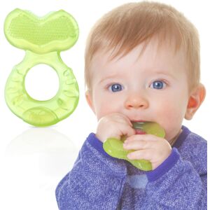Nuby Silicone Teethe-eez Teether with Bristles Includes Hygienic Case Green (P Nuby Silicone Teethe-eez Teether with Bristles Includes Hygienic Case Green (P