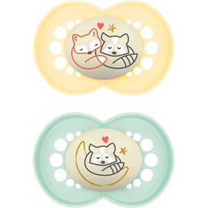 MAM Original Night Soother 16+ Months (Set of 2), Sustainable and Bio-Renewable MAM Original Night Soother 16+ Months (Set of 2), Sustainable and Bio-Renewable
