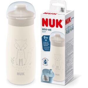 NUK Mini-Me Sip Toddler Cup , 9+ Months , 300 ml , Stainless Steel Water Bottle NUK Mini-Me Sip Toddler Cup , 9+ Months , 300 ml , Stainless Steel Water Bottle
