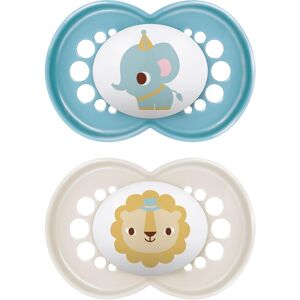 MAM Original Soothers 6+ Months (Pack of 2), Baby Soothers with Self Sterilising MAM Original Soothers 6+ Months (Pack of 2), Baby Soothers with Self Sterilising