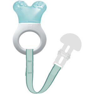 MAM Mini Cooler Teether with Clip Boy 2+ Months 1-Count White/Blue MAM Mini Cooler Teether with Clip Boy 2+ Months 1-Count White/Blue