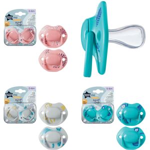 Tommee Tippee 0-6 Months Closer to Nature 2 Orthodontic Soothers Tommee Tippee 0-6 Months Closer to Nature 2 Orthodontic Soothers