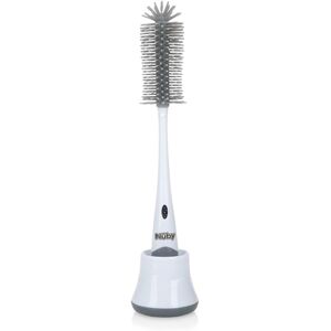 Nuby Baby Bottle Cleaning Brush. 2 in 1 Bottle and Teat Cleaning Brush with Hygi Nuby Baby Bottle Cleaning Brush. 2 in 1 Bottle and Teat Cleaning Brush with Hygi